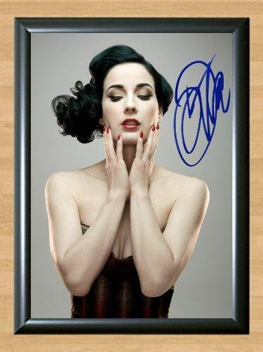 Dita Von Teese Project Runway Steampunk'd Signed Autographed Photo Poster Print Memorabilia A2 16.5x