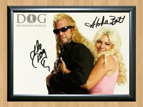 Duane Chapman Beth Smith The Dog Bounty Hunter Signed Autographed Photo Poster Print Memorabilia A2 
