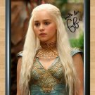 Emilia Clarke Daenerys Game Of Thrones Signed Autographed Photo Poster Print Memorabilia A2 16.5x23.