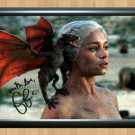 Emilia Clarke Khaleesi Game Of Thrones Signed Autographed Photo Poster Print Memorabilia A2 16.5x23.