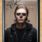 Evan Peters American Horror Story Signed Autographed Photo Poster Print Memorabilia A2 16.5x23.4""
