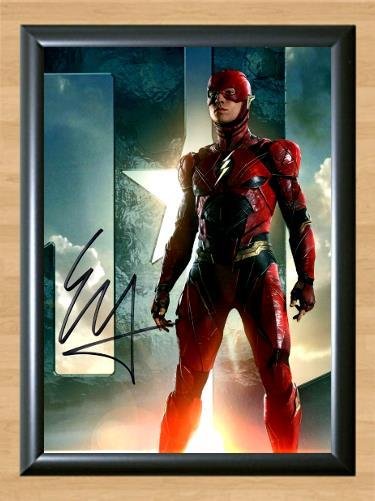 Ezra Miller The Flash Signed Autographed Photo Poster Print Memorabilia A2 16.5x23.4""