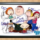 Family Guy Seth MacFarlane Cast Signed Autographed Photo Poster Print Memorabilia A2 16.5x23.4""