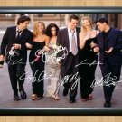 Friends Cast Jennifer Aniston Matt LeBlanc Kudrow Signed Autographed Photo Poster Memorabilia A2 16.