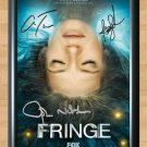 Fringe Anna Torv Joshua Jackson Signed Autographed Photo Poster Print Memorabilia A2 16.5x23.4""