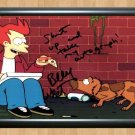 Futurama Philip J. Fry Billy West Signed Autographed Photo Poster Print Memorabilia A2 16.5x23.4""