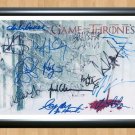 Game of Thrones Cast 16 Signed Autographed Photo Poster Print Memorabilia A2 16.5x23.4""
