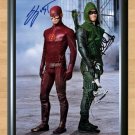 Green Arrow Flash Marvel Signed Autographed Photo Poster Print Memorabilia A2 16.5x23.4""