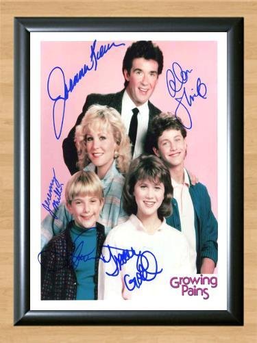 Growing Pains Cast Alan Thicke Signed Autographed Photo Poster Print Memorabilia A2 16.5x23.4""