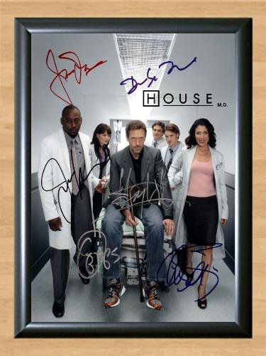 House   Cast Signed Autographed Photo Poster Print Memorabilia A2 16.5x23.4""