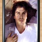 Ian Somerhalder Vampire Diaries Signed Autographed Photo Poster Print Memorabilia A2 16.5x23.4""