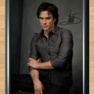 Ian Somerhalder Vampire Diaries Signed Autographed Photo Poster Print Memorabilia A2 16.5x23.4""
