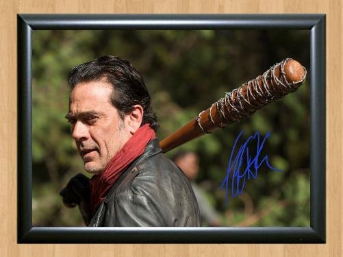 Jeffrey Dean Morgan Walking Dead Signed Autographed Photo Poster Print Memorabilia A2 16.5x23.4""