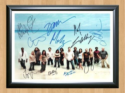 Lost Evangeline Lilly Cast Signed Autographed Photo Poster Print Memorabilia A2 16.5x23.4""