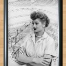 Lucille Ball I Love Lucy Signed Autographed Photo Poster Print Memorabilia A2 16.5x23.4""
