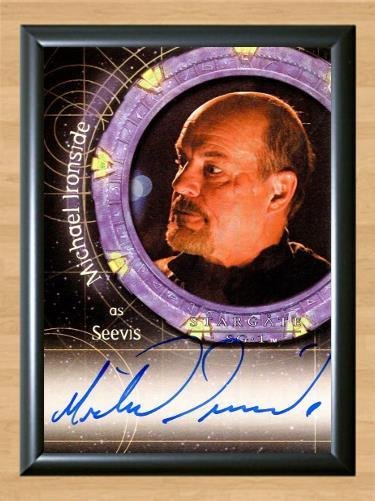 Michael Ironside Stargate SG1 Signed Autographed Photo Poster Print Memorabilia A2 16.5x23.4""