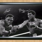 Muhammad Ali & Joe Frazier  Signed Autographed Photo Poster Print Memorabilia A2 16.5x23.4""