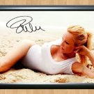 Pamela Anderson Blonde Busy Beach Signed Autographed Photo Poster Print Memorabilia A2 16.5x23.4""