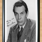 Raymond Massey Dr. Kildare  Signed Autographed Photo Poster Print Memorabilia A2 16.5x23.4""