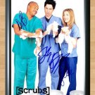 Scrubs Donald Faison Zach Braff Signed Autographed Photo Poster Print Memorabilia A2 16.5x23.4""