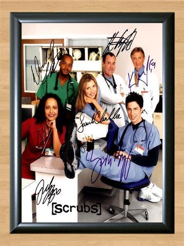 Scrubs John C. McGinley Cast  Signed Autographed Photo Poster Print Memorabilia A2 16.5x23.4""