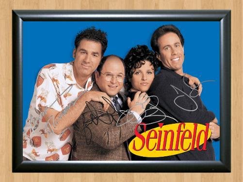 Seinfeld Julia Louis-Dreyfus Cast Signed Autographed Photo Poster Print Memorabilia A2 16.5x23.4""