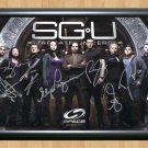 SGU Stargate Universe Cast Signed Autographed Photo Poster Print Memorabilia A2 16.5x23.4""