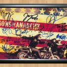 Sons of Anarchy Cast x12 Signed Autographed Photo Poster Print Memorabilia A2 16.5x23.4""