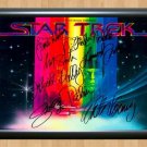 Star Trek Cast Signed Autographed Photo Poster Print Memorabilia A2 16.5x23.4""