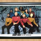 Star Trek The Next Generation Cast Signed Autographed Photo Poster Print Memorabilia A2 16.5x23.4""