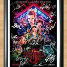 Stranger Things Cast Signed Autographed Photo Poster Print Memorabilia A2 16.5x23.4""