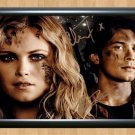 The 100 Bob Morley Eliza Taylor Signed Autographed Photo Poster Print Memorabilia A2 16.5x23.4""