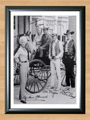 The Big Valley Cast Signed Autographed Photo Poster Print Memorabilia A2 16.5x23.4""