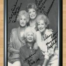 The Golden Girls Cast Bea Arthur Signed Autographed Photo Poster Print Memorabilia A2 16.5x23.4""