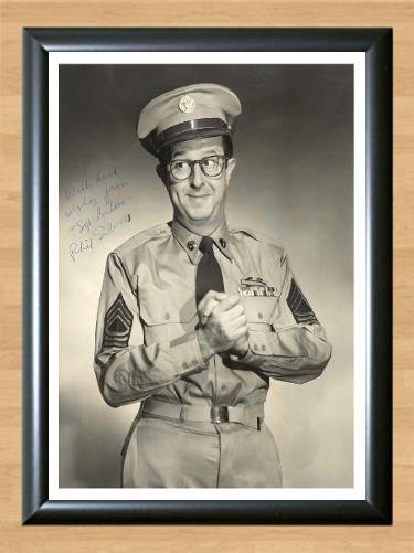 The Phil Silvers  Signed Autographed Photo Poster Print Memorabilia A2 16.5x23.4""