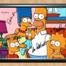 The Simpsons Cast Matt Groening Signed Autographed Photo Poster Print Memorabilia A2 16.5x23.4""
