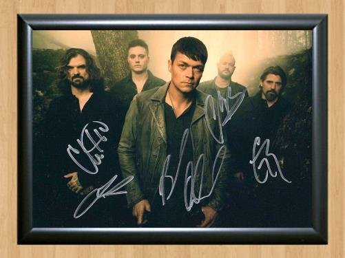 3 Doors Down Band Signed Autographed Photo Poster Print Memorabilia A2 16.5x23.4""