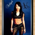 Aaliyah One In A Million Signed Autographed Photo Poster Print Memorabilia A2 16.5x23.4""