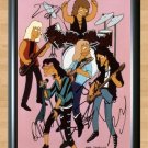 Aerosmith Band Simpsons Signed Autographed Photo Poster Print Memorabilia A2 16.5x23.4""