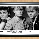 A-HA A HA Band Morten Harket Signed Autographed Photo Poster Print Memorabilia A2 16.5x23.4""
