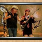 Angus Young Brian Johnson AC DC Signed Autographed Photo Poster Print Memorabilia A2 16.5x23.4""