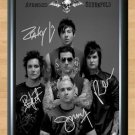 Avenged Sevenfold City Of Evil Signed Autographed Photo Poster Print Memorabilia A2 16.5x23.4""