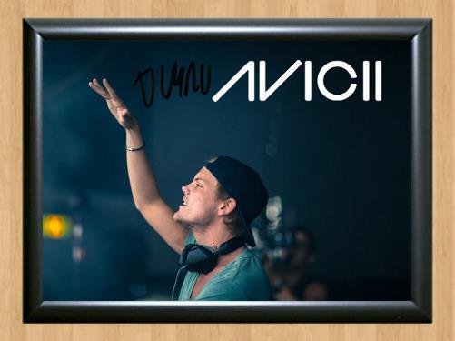 Avicii Wake Me Up DJ Signed Autographed Photo Poster Print Memorabilia A2 16.5x23.4""