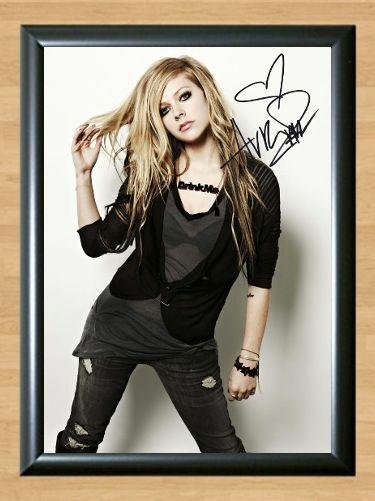 Avril Lavigne Let Go Signed Autographed Photo Poster Print Memorabilia A2 16.5x23.4""