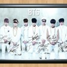 Bangtan Boys BTS Band Signed Autographed Photo Poster Print Memorabilia A2 16.5x23.4""