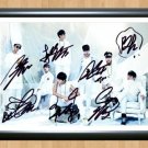 Bangtan Boys BTS Band Signed Autographed Photo Poster Print Memorabilia A2 16.5x23.4""