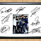 Bangtan Boys BTS Signed Autographed Photo Poster Print Memorabilia A2 16.5x23.4""