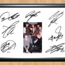 Bangtan Boys BTS Signed Autographed Photo Poster Print Memorabilia A2 16.5x23.4""