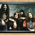 Black Sabbath Ozzy Osbourne Rock Band Signed Autographed Photo Poster Print Memorabilia A2 16.5x23.4