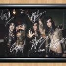 Black Veil Brides Rock band Signed Autographed Photo Poster Print Memorabilia A2 16.5x23.4""